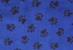 Dog Paws Royal Fleece Fabric